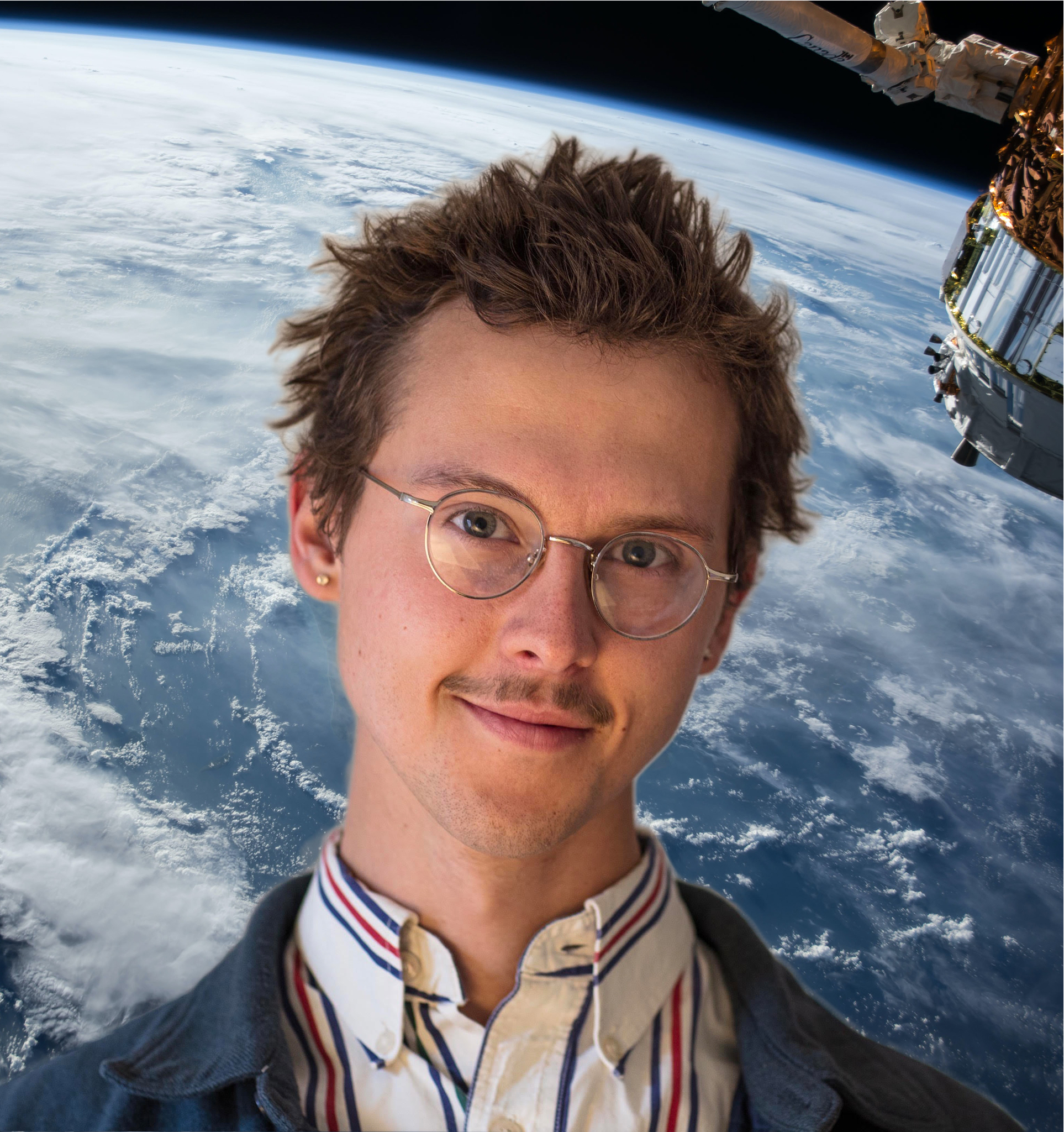 Drew Harrilchak over Earth