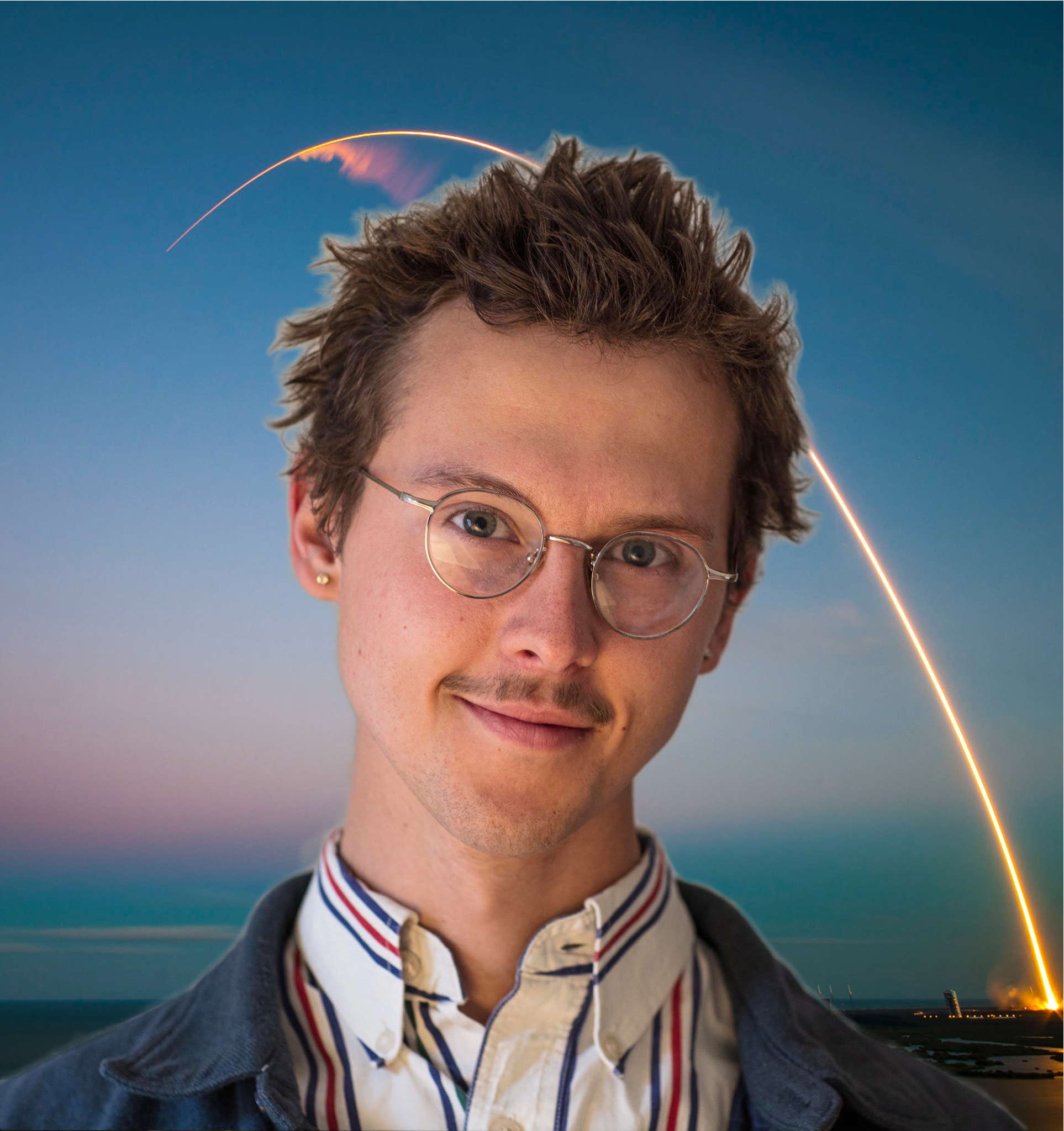 Drew Harrilchak over Earth